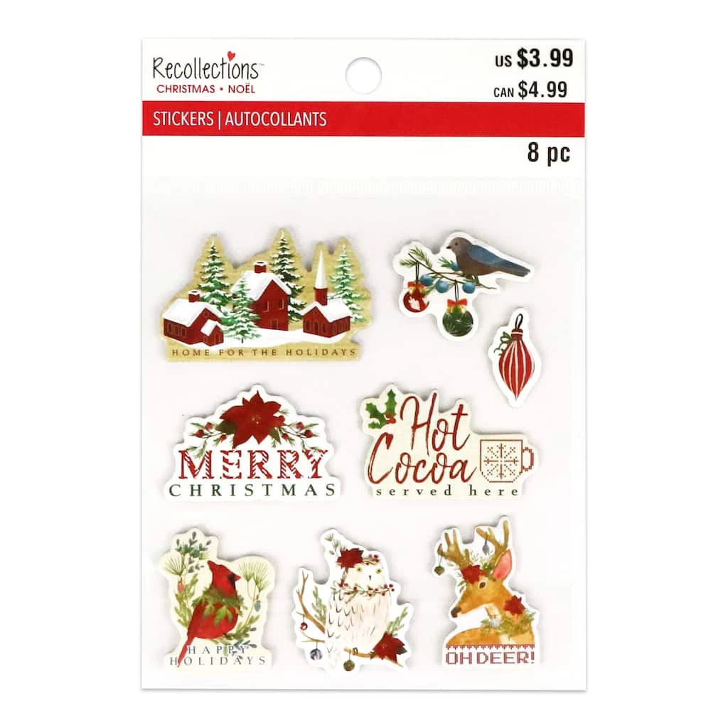 Best Sale π Mixed π Christmas Icons Chipboard Stickers by Recollections™ π§¨