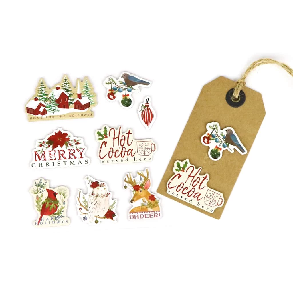 Best Sale π Mixed π Christmas Icons Chipboard Stickers by Recollections™ 𧨠- Image 3