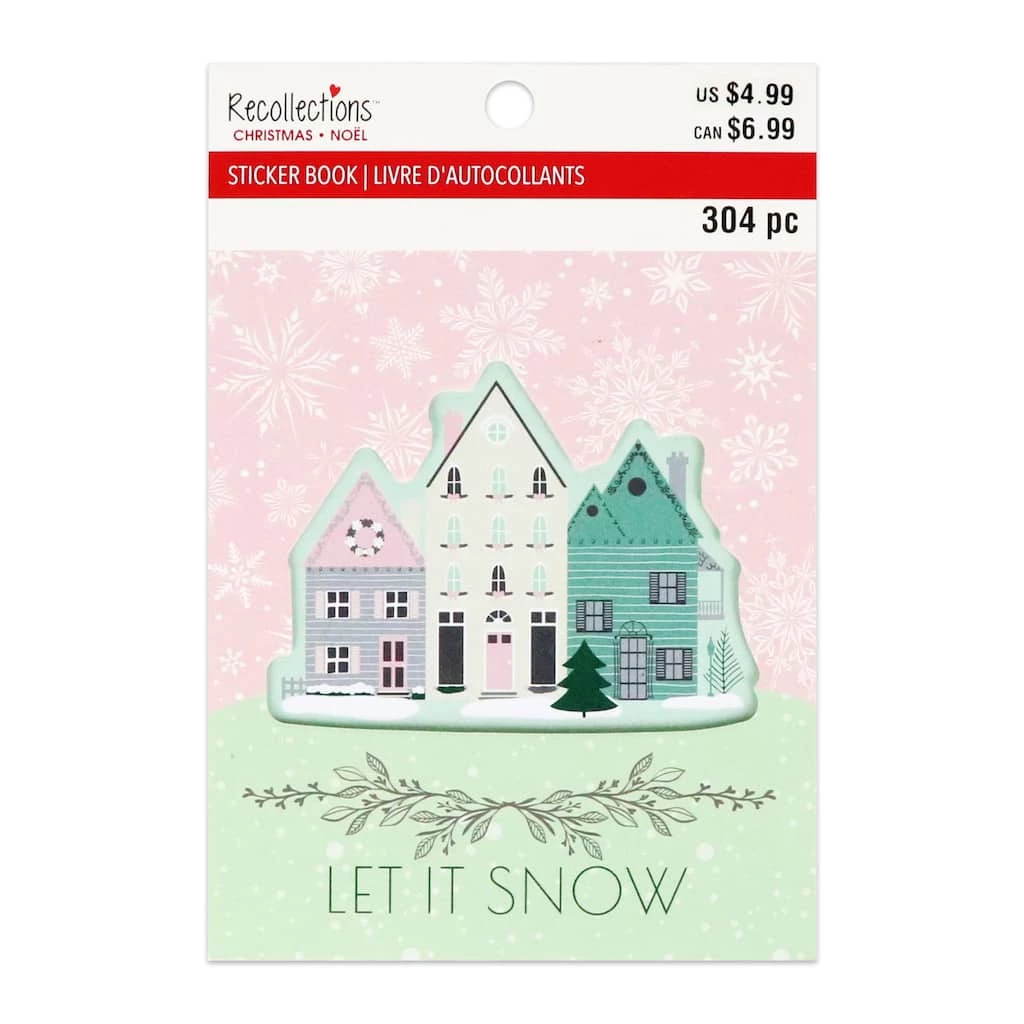 Flash Sale π Let it Snow π Christmas Sticker Book by Recollections™ βοΈ
