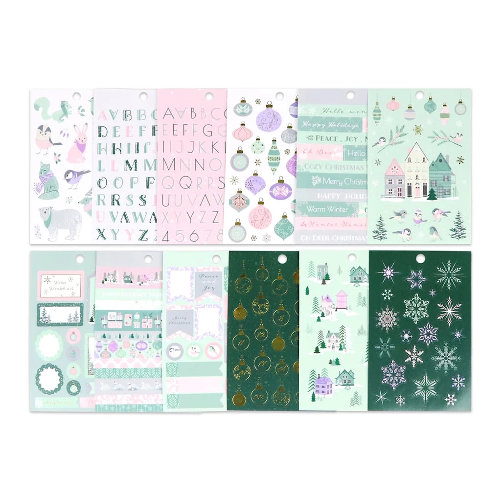 Flash Sale π Let it Snow π Christmas Sticker Book by Recollections™ βοΈ - Image 2