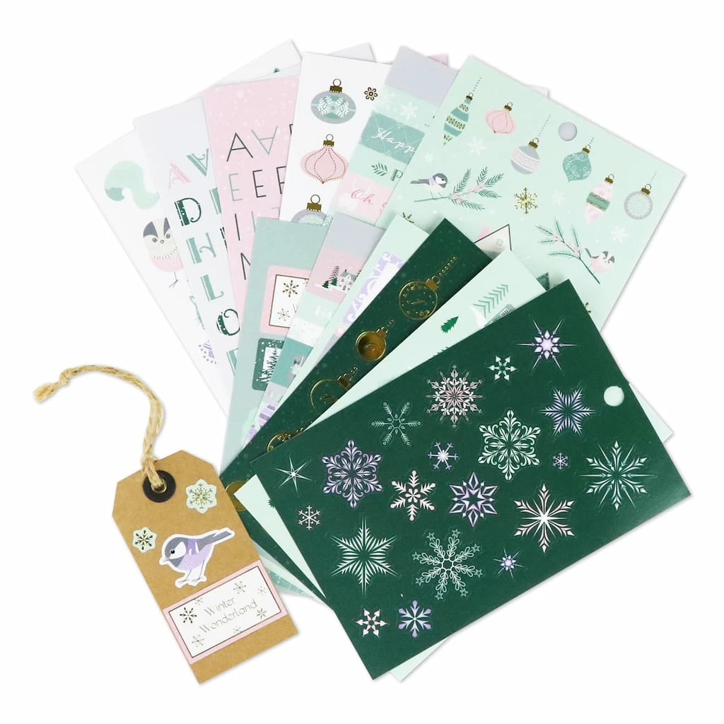 Flash Sale π Let it Snow π Christmas Sticker Book by Recollections™ βοΈ - Image 4