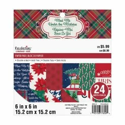 Brand new π― Meet Me Under the Mistletoe Paper Pad by Recollections™, 6" x 6" π