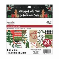 Discount π Wrapped with Care Paper Pad by Recollections™, 6" x 6" π