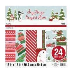 Hot Sale 🔔 Say Freeze Paper Pad by Recollections™, 12" x 12" 💯