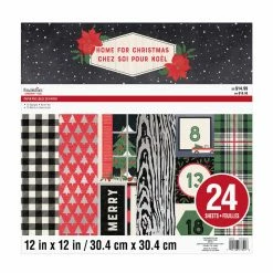 Deals 💯 Home for 🎅 Christmas Paper Pad by Recollections™, 12" x 12" 🎉