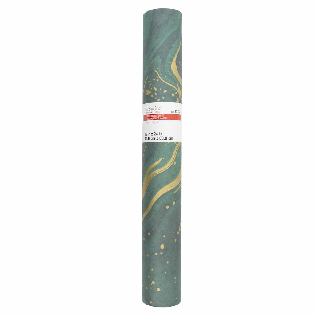 Budget π Christmas Green Marble Paper Roll by Recollections™ π
