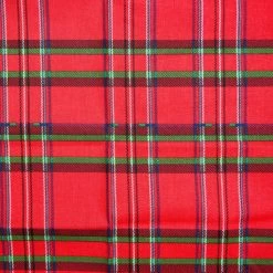 Deals 👏 Red Plaid Cotton Fabric by Loops & Threads® 👏