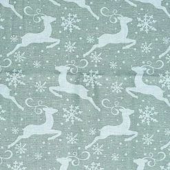 New 🥰 White Deer Cotton Fabric by Loops & Threads® 😉