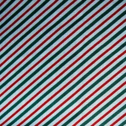 Cheap β Red and Green Stripe Cotton Fabric by Loops & Threads® π