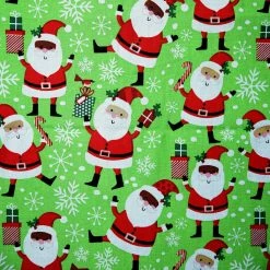 Budget π Santa Cotton Fabric by Loops & Threads® π