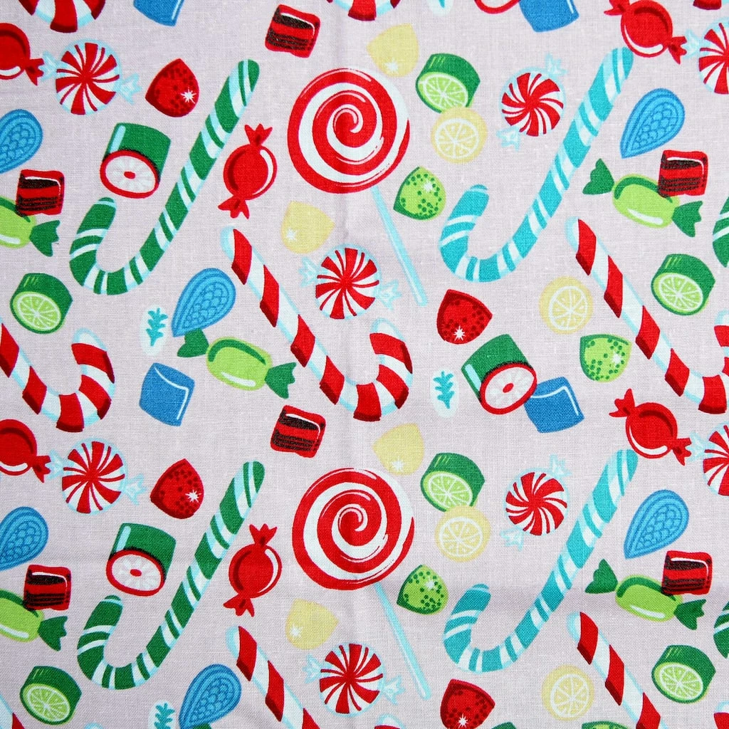 Best reviews of π Candy Cane Cotton Fabric by Loops & Threads® β