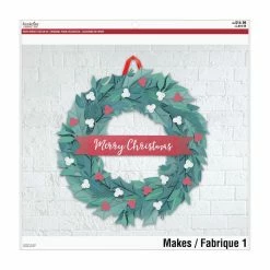 Best Pirce 👍 Green Paper Wreath Décor Kit by Recollections™ 🔔 Christmas ✨