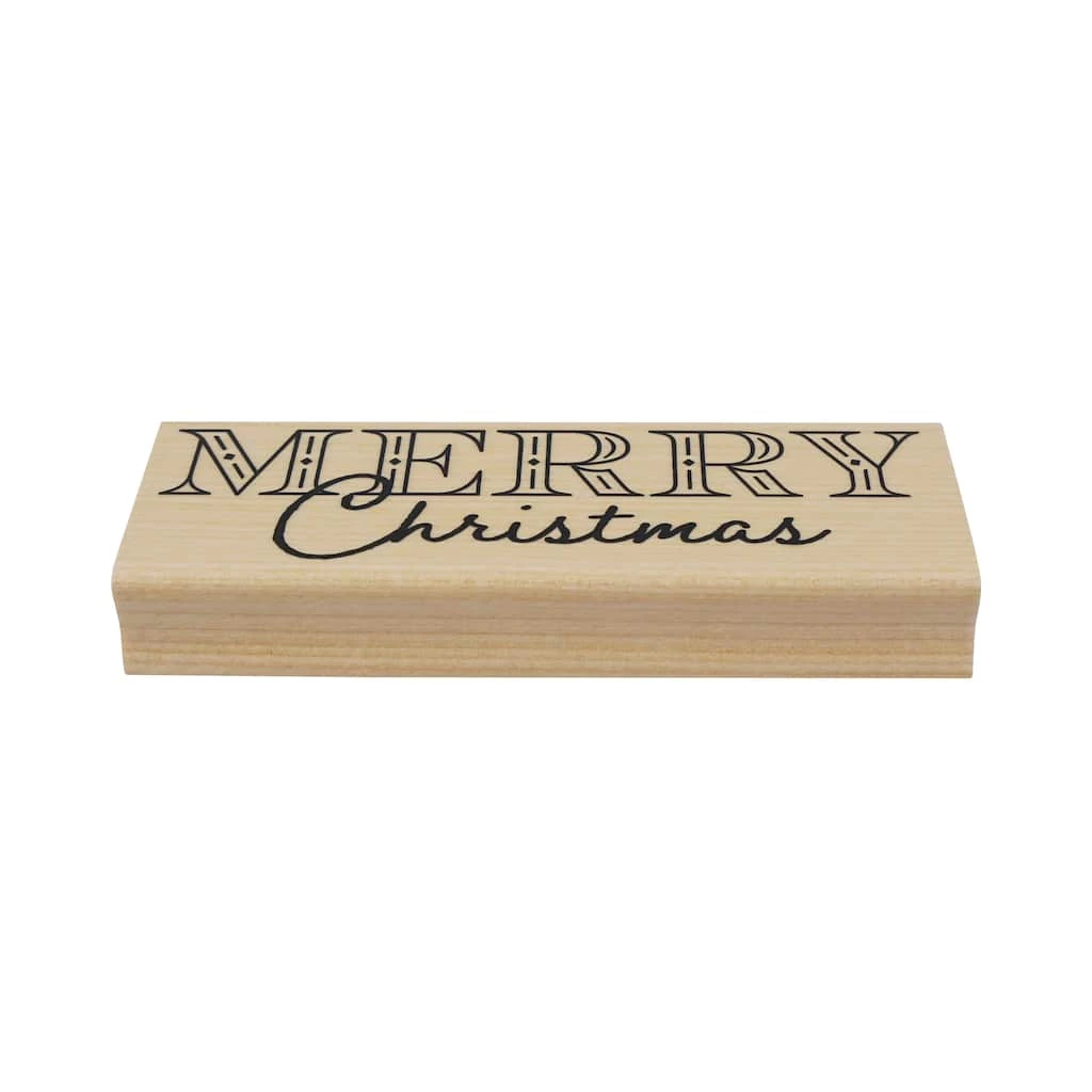Budget β€οΈ Merry π Christmas Wood Stamp by Recollections™ π€© - Image 2