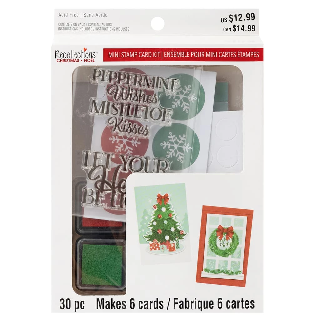 Outlet π Christmas Mini Stamp Card Kit by Recollections™ π