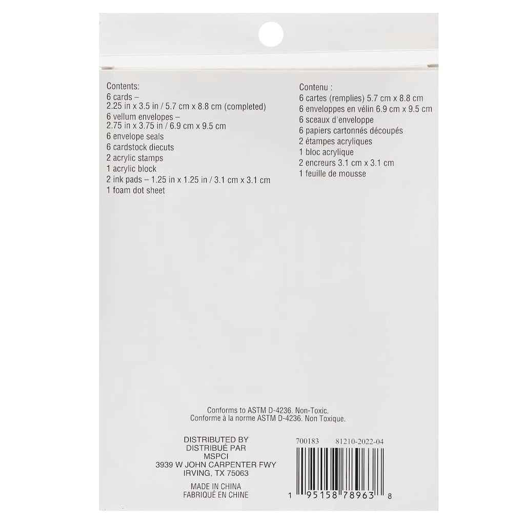 Outlet π Christmas Mini Stamp Card Kit by Recollections™ π - Image 3