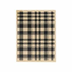 Flash Sale ✔️ Plaid Print Wood Stamp by Recollections™ 🎉
