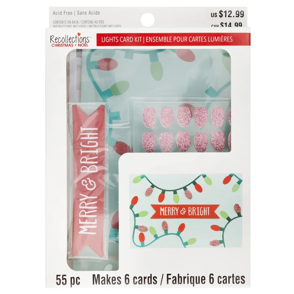 Brand new π Christmas Lights Card Kit by Recollections™ π