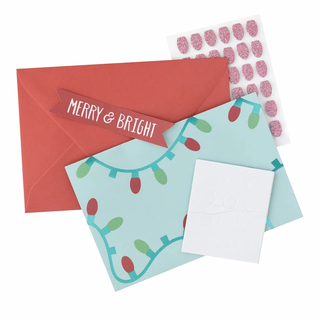 Brand new π Christmas Lights Card Kit by Recollections™ π - Image 2