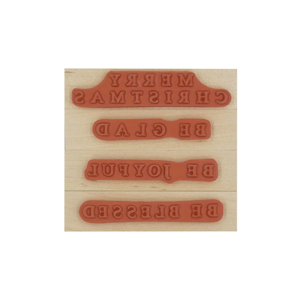 Top 10 𧨠Be Joyful Wood Stamp by Recollections™, 4ct. 𧨠- Image 2