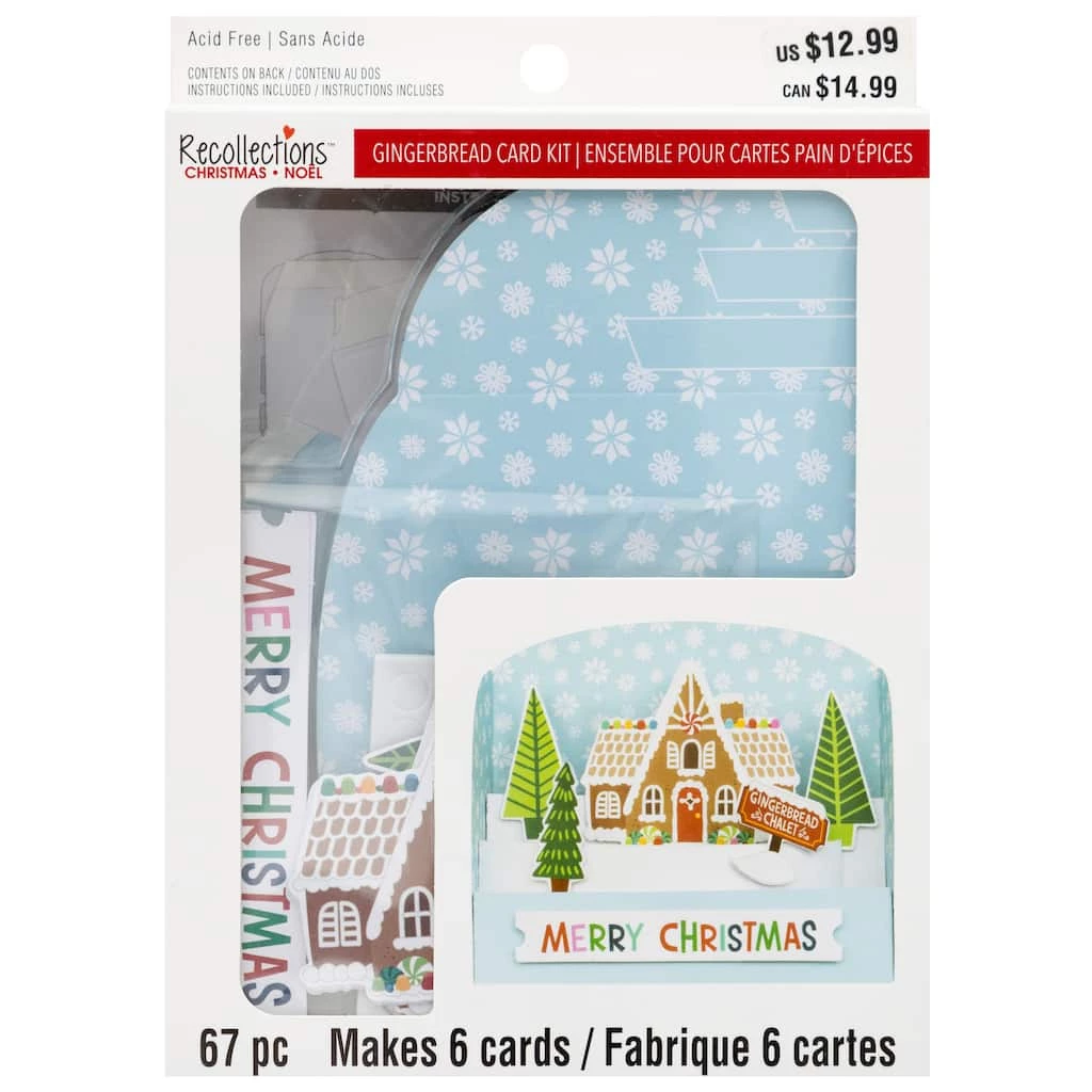 Best reviews of π Christmas Gingerbread Card Kit by Recollections™ βοΈ
