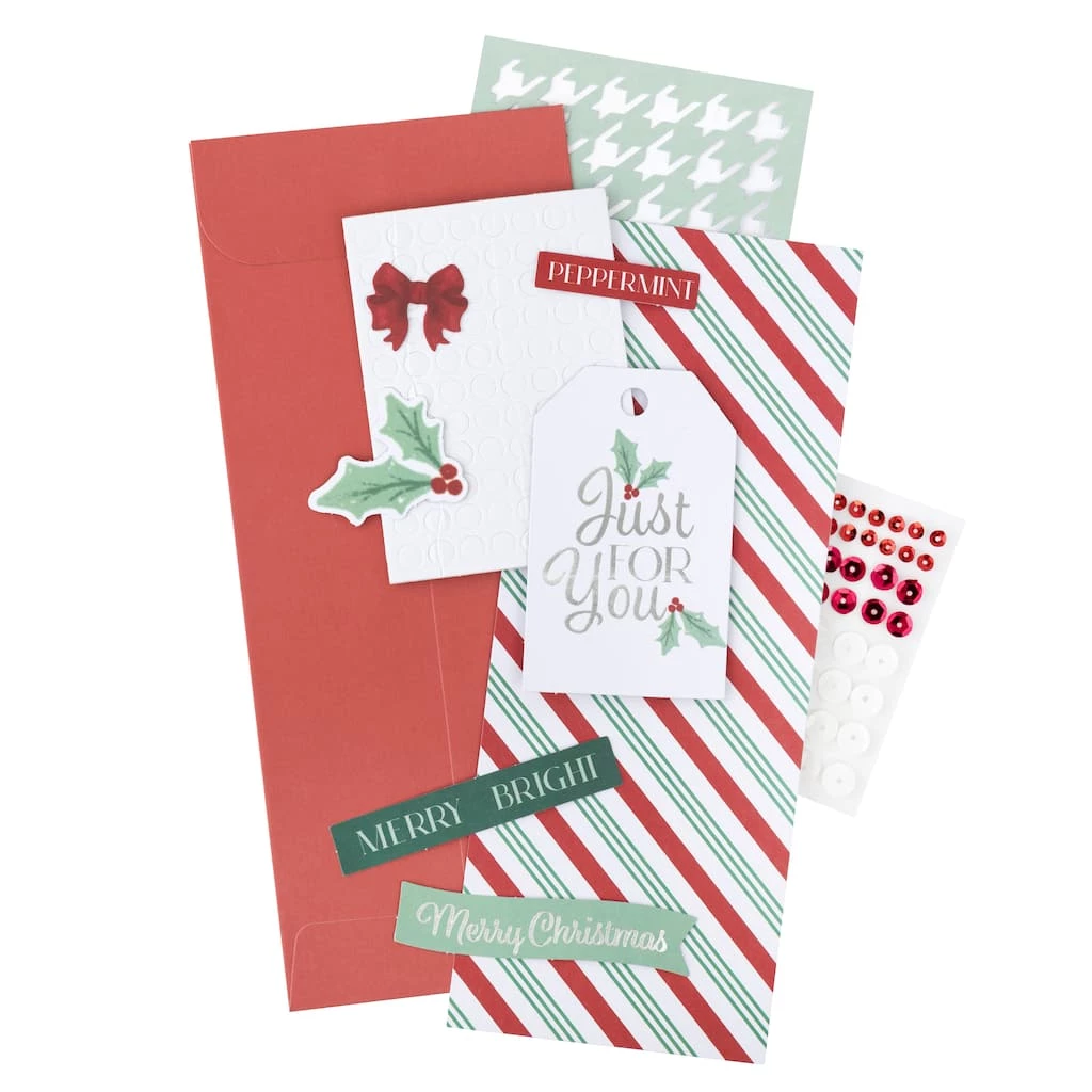 Budget π Mistletoe Slimline Cardmaking Kit by Recollections™ β - Image 2
