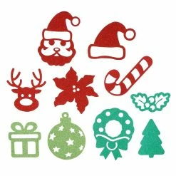 Buy 🧨 Christmas Motif Traditional Icons Die Cut Shapes, 16ct. by Recollections™ 🎉