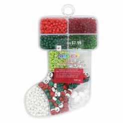 Buy π Traditional π Christmas Stocking Bead Box Kit by Creatology™ βοΈ