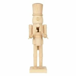 Promo 🔔 14" DIY Wood Drummer with Small Drum Nutcracker Accent by Make Market® 🛒