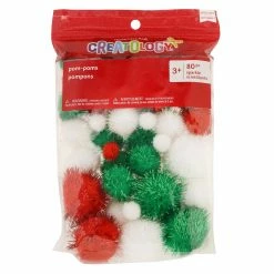 Wholesale 😉 Traditional 🎄 Christmas Pom Poms by Creatology™ ⭐