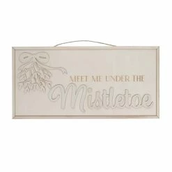 Buy 💯 Unfinished Under the Mistletoe Wall Plaque by Make Market® 🥰