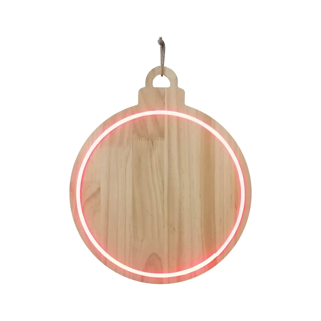 Coupon π 16.5" DIY Pre-Lit Round Ornament Accent by Make Market® β - Image 2