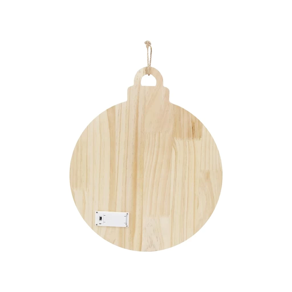Coupon π 16.5" DIY Pre-Lit Round Ornament Accent by Make Market® β - Image 4