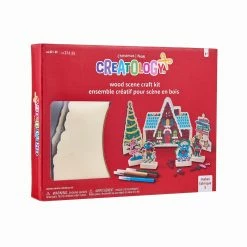 Deals 😉 Christmas House Wood Scene Craft Kit by Creatology™ 🤩