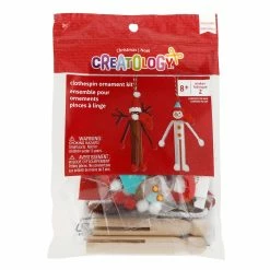 Cheapest 💯 Snowman & Reindeer Clothespin Ornament Kit by Creatology™ ✨
