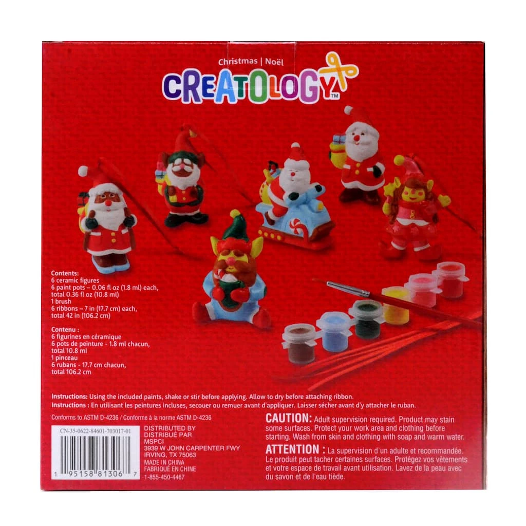 Hot Sale βοΈ 6ct. 3D Ceramic Ornament Kit by Creatology™ π₯ - Image 3