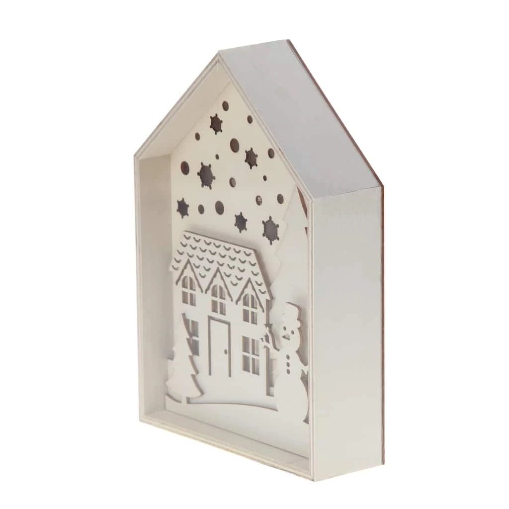 Best reviews of π 6" Unfinished LED Winter Scene Box by Make Market® π - Image 3