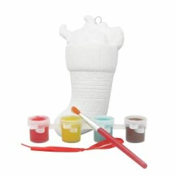 Discount β Stocking Color Your Own 3D Ceramic Ornament Kit by Creatology™ π―