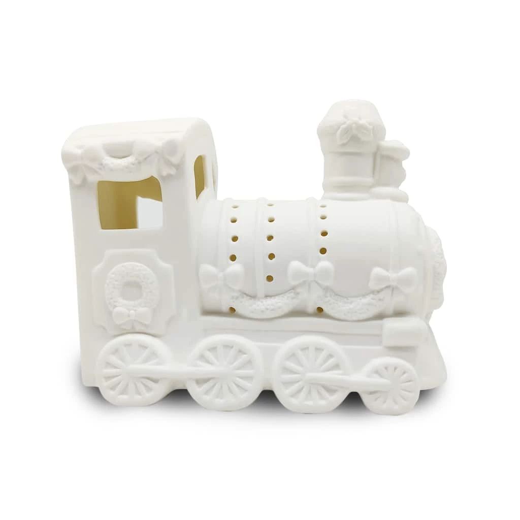 Outlet π 7" DIY Pre-Lit Ceramic Train Décor by Make Market® β Christmas π - Image 5
