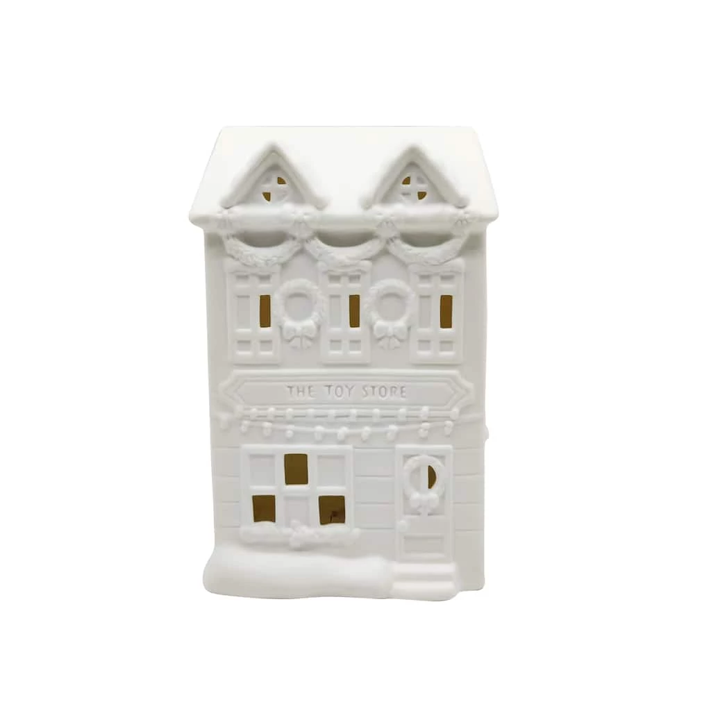 Promo π 8" DIY Pre-Lit Ceramic Toy Store Décor by Make Market® π Christmas π