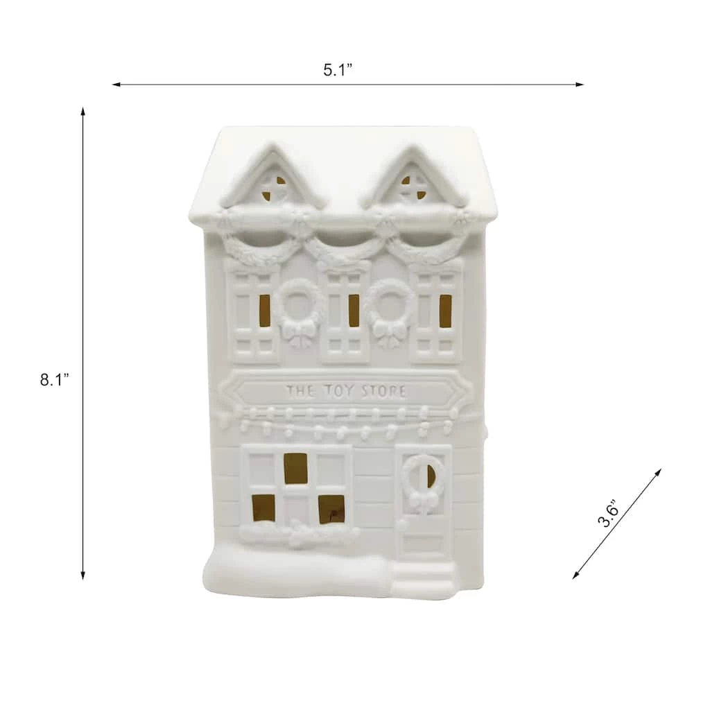 Promo π 8" DIY Pre-Lit Ceramic Toy Store Décor by Make Market® π Christmas π - Image 3