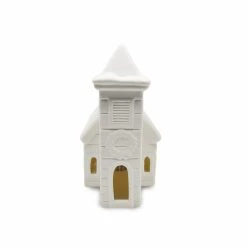 Buy ✨ 7" DIY Pre-Lit Ceramic Church Décor by Make Market® 🎁 Christmas ✔️