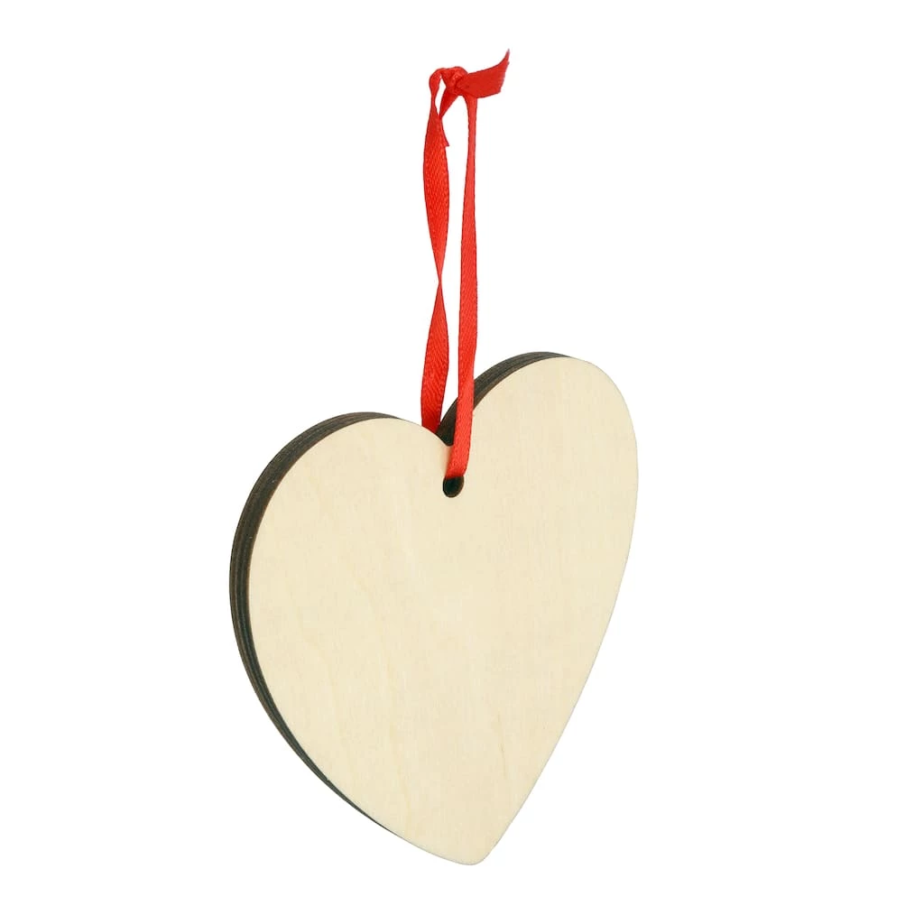Cheapest π 3" Heart Sublimation Plywood Ornament by Make Market® π - Image 2