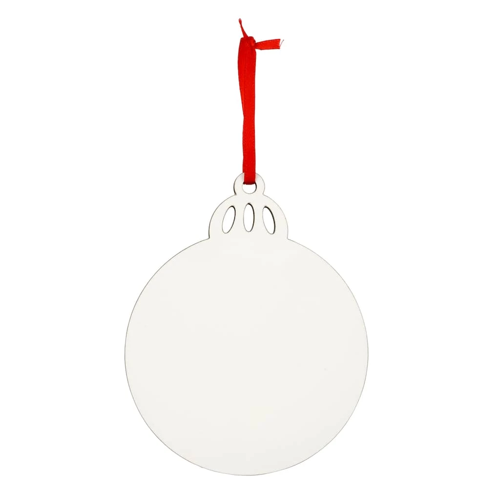 Top 10 π― 4" Bulb Shape Sublimation Hardboard Ornament by Make Market® π₯