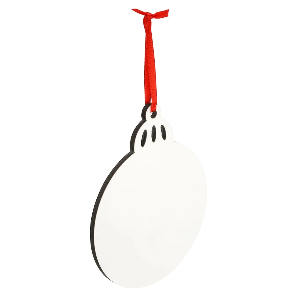 Top 10 π― 4" Bulb Shape Sublimation Hardboard Ornament by Make Market® π₯ - Image 2