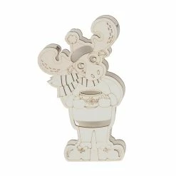 Best deal β€οΈ 6.5" DIY Pre-Lit β Christmas Moose Wood Décor by Make Market® π