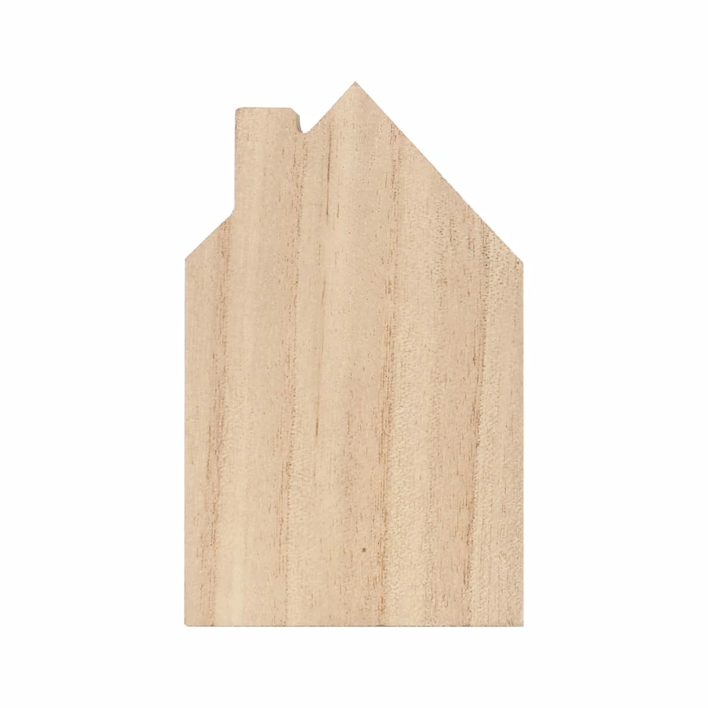 Outlet π 4" D.I.Y. Wood House Décor with Chimney by Make Market® π₯