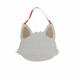 Best reviews of π 4" D.I.Y. Wood Burned Cat Head Ornament by Make Market® π Christmas π