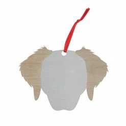 Cheapest 👍 5" D.I.Y. Wood Burned 🐕 Dog Head Ornament by Make Market® 🎅 Christmas 👍