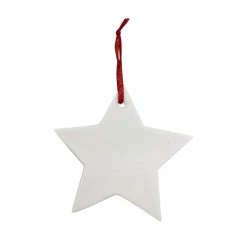 Promo 👏 3.5" Unfinished Ceramic Star Ornament by Make Market® 🥰