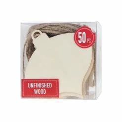 Brand new π 3'' Onion Unfinished Wood Ornaments, 50ct. by Make Market® βοΈ